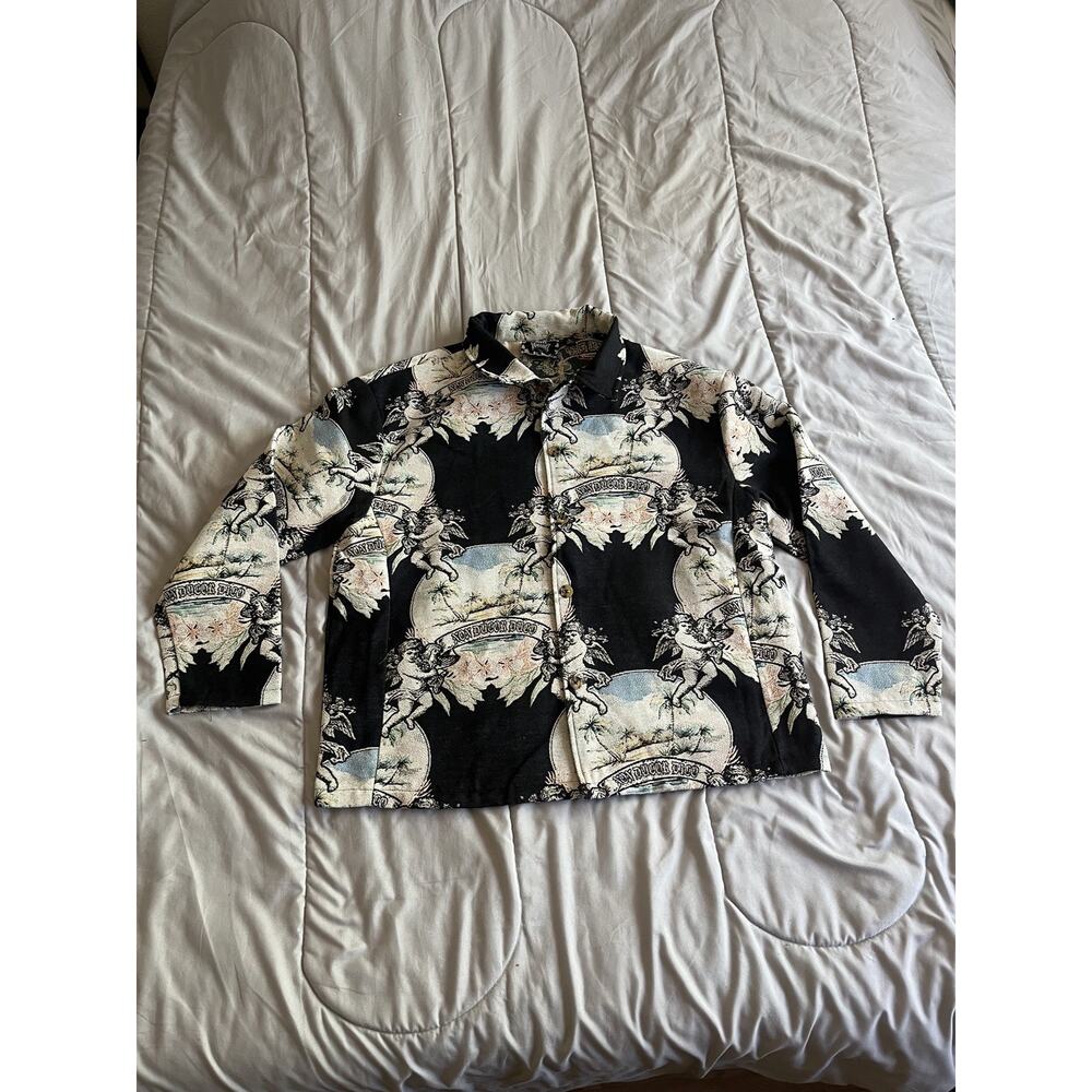 Rebel Vengeance All Over Print Cherubims Oasis Non Duco Dico Jacket Size Large